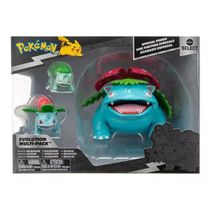 Pokémon Pack De Evolução - Bulbasaur  Ivysaur E Venusaur