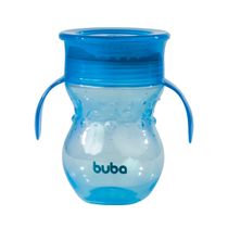 Copo para Bebê 360° com Alça Azul - Buba