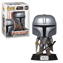 Funko Pop Star Wars The Mandalorian 663 Mando with Darksaber