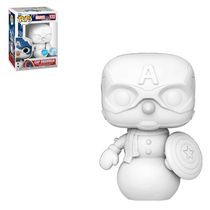 Funko Pop Marvel 532 Captain America Snowman DIY