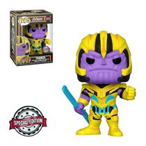 Funko Pop Marvel Avengers 909 Thanos Black Light