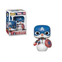 Funko Pop Marvel 532 Captain America Snowman Holiday