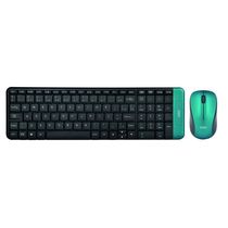 Teclado e Mouse Sem Fio OEX Blend Verde