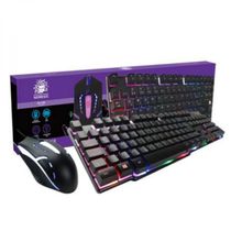 Kit Teclado E Mouse Usb Gamer Com Led Super Pratico