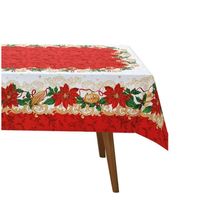 Toalha Mesa Quadrada Athenas 140x140cm Natal 110 Dohler