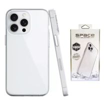 Capa Capinha Space Slim Para iPhone 15 Clear Rígida