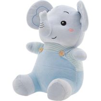 Elefante Pelúcia Fran Azul Zip Toys 48 cm