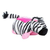 Brinquedo Pelúcia Pillow Pets Mini Com Luz Dtc Variação:zippity Zebra