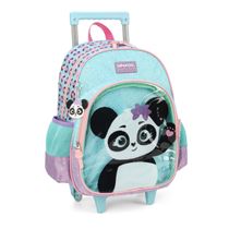 Kit Mochila Infantil Com Lancheira Pandinha Verde - Up4you