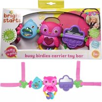 MOBILE ARCO PARA CARRINHO BUSY BIRDIES ROSA - BRIGHT STARTS