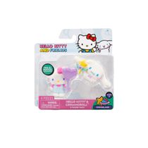 Hello Kitty - Pack com 2 Figuras e Acessórios - Hello Kitty e Cinnamoroll - Série 2 - Terra Dos Sonhos - Sunny