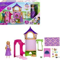 Disney Princesa Torre Da Rapunzel Com Boneca - Mattel Hlw30