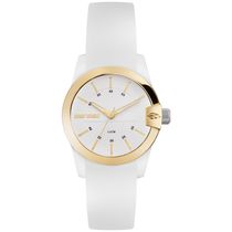 Relógio Mormaii Feminino Ref:Mo2036je/8b Esportivo Analógico Branco