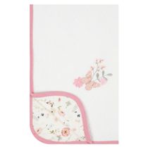 Manta para Bebê em Malha Matelasse Blossom Rosa - Hug