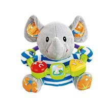 Pelúcia Musical Elefante Interativo 15 Cm Fenix Baby - 752EL