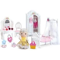 Brinquedo Casinha Feliz Conjunto Quarto Com Acessórios Zoop Toys