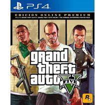 Grand Theft Auto V GTA 5 Premium Online Edition - PS4