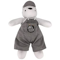 Ursinho Torcedor do Santos Pelúcia 33cm