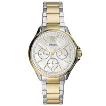 Relógio Fossil Feminino Ref:Es4781/1bn Multifunção bicolor