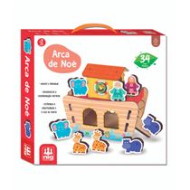 Brinquedo Educativo Arca De Noé 3D Em Madeira Nig - 0475