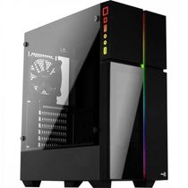 Gabinete Gamer Aerocool Playa Preto Rgb Lateral Vidro