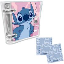 CADERNO ARGOLADO MINI - STITCH - 80 FOLHAS - 4664 - DAC