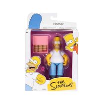 Os Simpsons Boneco Homer 12cm com Caixa de Donuts Sunny 4043