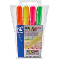 MARCA TEXTO LUMI COLOR NEON 4 CORES - PILOT