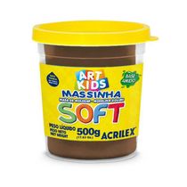 MASSA DE MODELAR SOFT POTE 500G CHOCOLATE ACRILEX