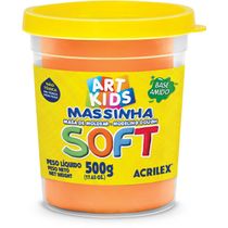 MASSA DE MODELAR SOFT POTE 500G LARANJA ACRILEX