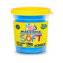 MASSA DE MODELAR SOFT POTE 150G AZUL ACRILEX