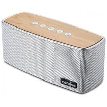 Caixa de Som Bluetooth 5.0 sem Fio com SubWoofer, 20W, até 24H, COMISO M20S, Cinza