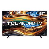 Smart TV 55 Polegadas LED 4K Ultra HD Google TV P755 TCL - Preto - Bivolt