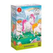 QUEBRA CABECA 60 PECAS UNICORNIOS GROW