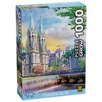 Quebra Cabeça 1000 Peças - Catedral da Sé - Grow