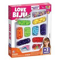 Bijuteria e Miçanga Love Biju Pretty 170pcs + Fio - Toy Mix