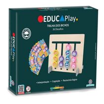 Jogo Educativo Madeira - Trilha dos Bichos - EducaPlay Polibrinq