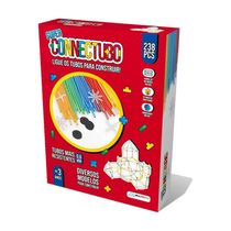 Connectubo 238pcs 0,3cm - Ligue Os Tubos Para Construir - Multikids