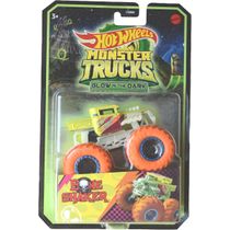 Hot Wheels - Monster Trucks Brilha No Escuro - Bone Shaker Hwc82