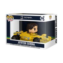 Boneco - Funko POP - Rides Deluxe - Lotus Amarela - Ayrton Senna - Candide