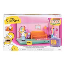 Os Simpsons - Playset Sala de Estar Com Figura Homer - Sunny