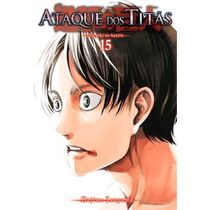 Livro Mangá - Ataque dos Titãs - Volume 15 - Panini