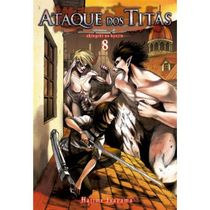 Livro Mangá - Ataque dos Titãs - Volume 08 - Panini