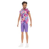 Barbie Fashionistas Boneco Ken Moreno Barba 227 - Mattel DWK44/HRH26