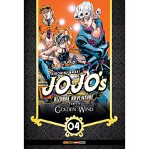 Livro Mangá - Jojo's Bizarre Adventure Parte 5 Golden Wind Vol. 04 - Panini