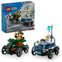 LEGO - City Great Vehicles - Pack de Carros de Corrida Avião vs. Leito de Hospital - 60459