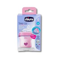 MAMADEIRA STEP UP 150ML ROSA (0+) - CHICCO