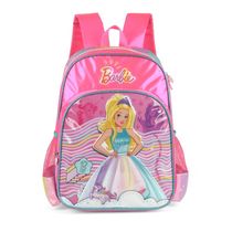 Mochila Escolar Feminina Premium Barbie Rosa