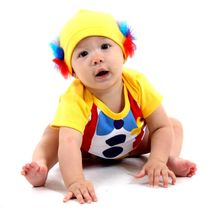 Body Fantasia Palhaço - Tamanho M (6 meses) - 11428 - Sulamericana