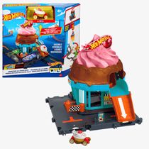 Hot Wheels City Pista Sorveteria Com Carrinho 4+ Mattel